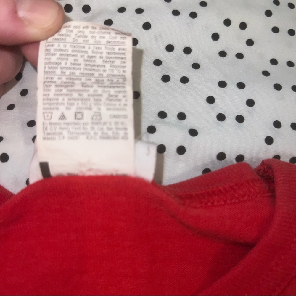 Red Vintage Champion Tee small - Picture 5 of 6
